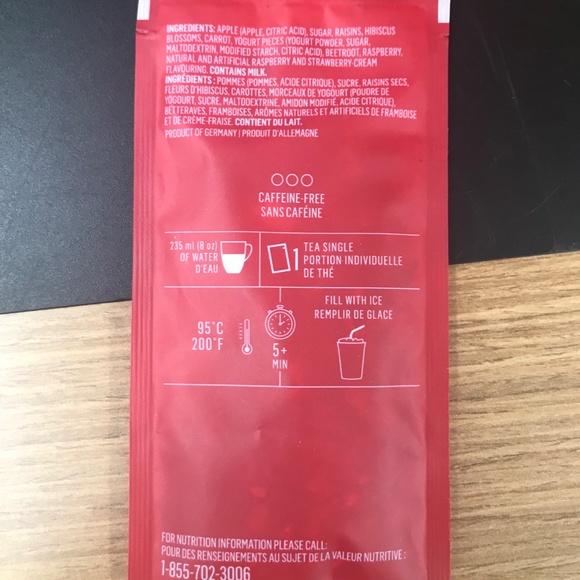 DavidsTea Davids Tea Frozen Raspberry - Picture 2 of 2